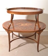 Antique English Satinwood Etagere Tray Table c.1890 | Ref. no. 05849 | Regent Antiques