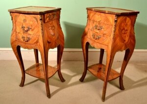 Vintage Pair French Louis XV Bedside Cabinets | Ref. no. 05873 | Regent Antiques