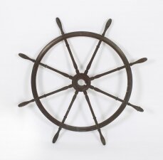 Antique Phosphor Bronze World War 1 Submarine Wheel 20th C