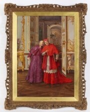 Antique Oil Painting "Confidences" Renato Moretti 19th Century | Ref. no. A3634 | Regent Antiques
