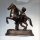 00537-Stunning-J-D-ASTE-Bronze-Horse-&-Child-Statuette-1