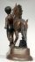 00537-Stunning-J-D-ASTE-Bronze-Horse-&-Child-Statuette-2
