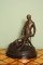 00991-Beautiful-Bronze-Hunter-and-Dog-Sculpture-Mene-1