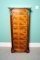 02209-Tall-8-Drawer-Empire-Walnut-Chest-Verde-Antico-Marble-1