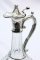 Pair-Cut-Glass-and-Silver-Plate-Claret-Jugs-Decanters-5