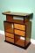 Stunning-Art-Deco-Birdseye-Maple-Cabinet-Bookcase-3