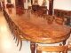 Bespoke Monumental 11metre 35ft walnut marquetry dining conference table | Ref. no. 01033 | Regent Antiques