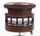 Bespoke English Hand Made Leather Captains Desk Chair Bruciato | Ref. no. 02838 | Regent Antiques