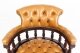 Bespoke English Hand Made Leather Captains Desk Chair Buckskin Colour | Ref. no. 08131b | Regent Antiques