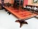 Bespoke Regency Revival 19ft Flame Mahogany Triple Pedestal Dining Table | Ref. no. A1754 | Regent Antiques