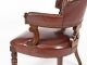 Antique Victorian Oak Leather Desk Chair Tub Chair c.1880 | Ref. no. A1879 | Regent Antiques