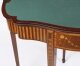 Antique Mahogany and Satinwood Inlaid Serpentine Card Console Table Circa 1880 | Ref. no. A2664a | Regent Antiques