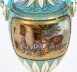 Antique Pair of French Bleu Celeste Porcelain Urns 19th Century | Ref. no. A2804 | Regent Antiques