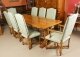 Vintage solid oak Refectory Dining Table, 8 Chairs and Sideboard Late 20th C | Ref. no. A3444 | Regent Antiques