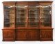Antique English William IV Flame Mahogany Library Breakfront Bookcase 19th C | Ref. no. A3794 | Regent Antiques