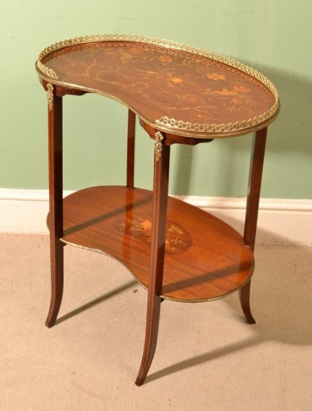 Antique Victorian Mahogany Kidney Table c.1880 | Ref. no. 05656 | Regent Antiques