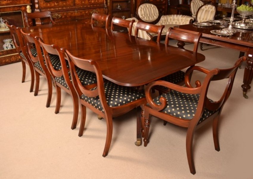 Vintage Dining Table William Tillman & 10 Chairs | Ref. no. 05836a | Regent Antiques