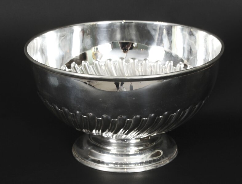 Antique Victorian Silver Plate on Copper  Punch Bowl / wine Cooler 19th C | Ref. no. A3810 | Regent Antiques