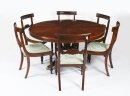 Antique George IV Dining Table & 6 chairs C1820 19th C Antique George IV Dining Table & 6 chairs C1820 19th C