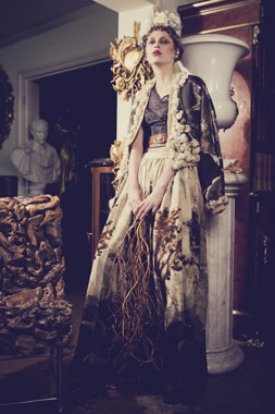 The latest fashion shoot in the Regent Antiques showrooms