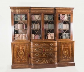 Show Off Your Books on an Antique Bookcase 