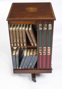 Show Off Your Books on an Antique Bookcase