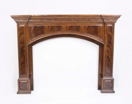 Victorian Style Mahogany Fireplace - Just In