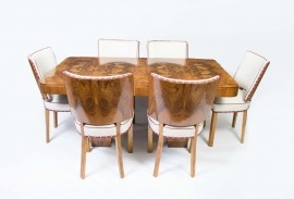 Fine Dining - Art Deco Dining Table & 6 Chairs