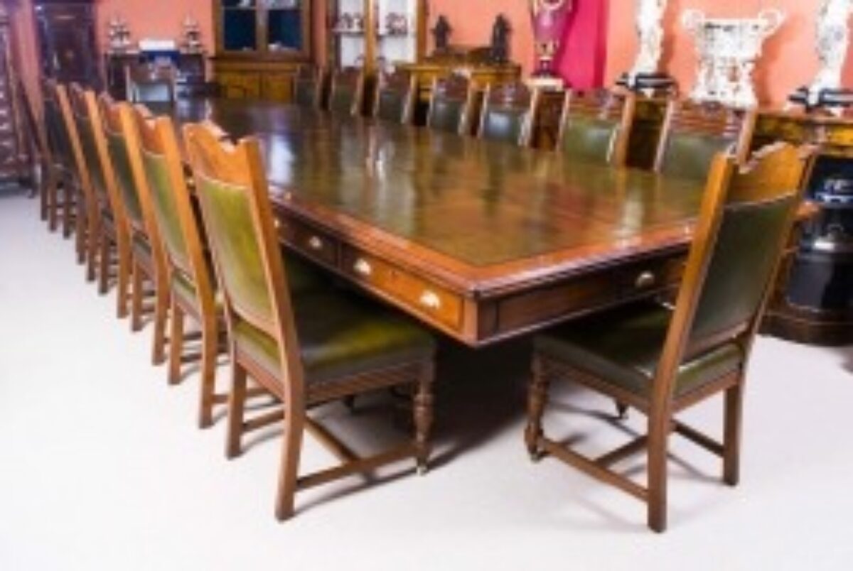 Boardroom table and clearance chairs for sale