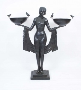 Large and Impressive Art Deco Bronze Statues