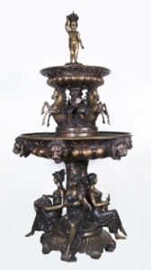 Big, Beautiful and Bronze - Large Cascading Bronze Fountain