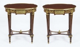 French Furniture Just Arrived - A Terrific Trio of Tables