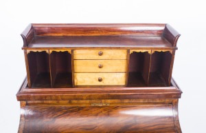 More Desirable Desks From Regent Antiques - Antique Burr Walnut Pop Up Davenport Desk c.1860