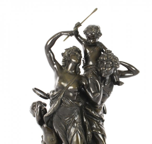Diving into Beautiful Antique Bronze Statues