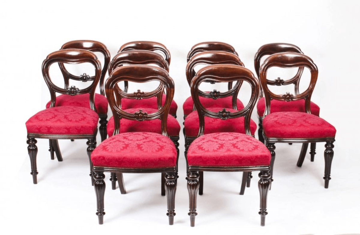 Why You need these Victorian Balloon Back Chairs Regent Antiques