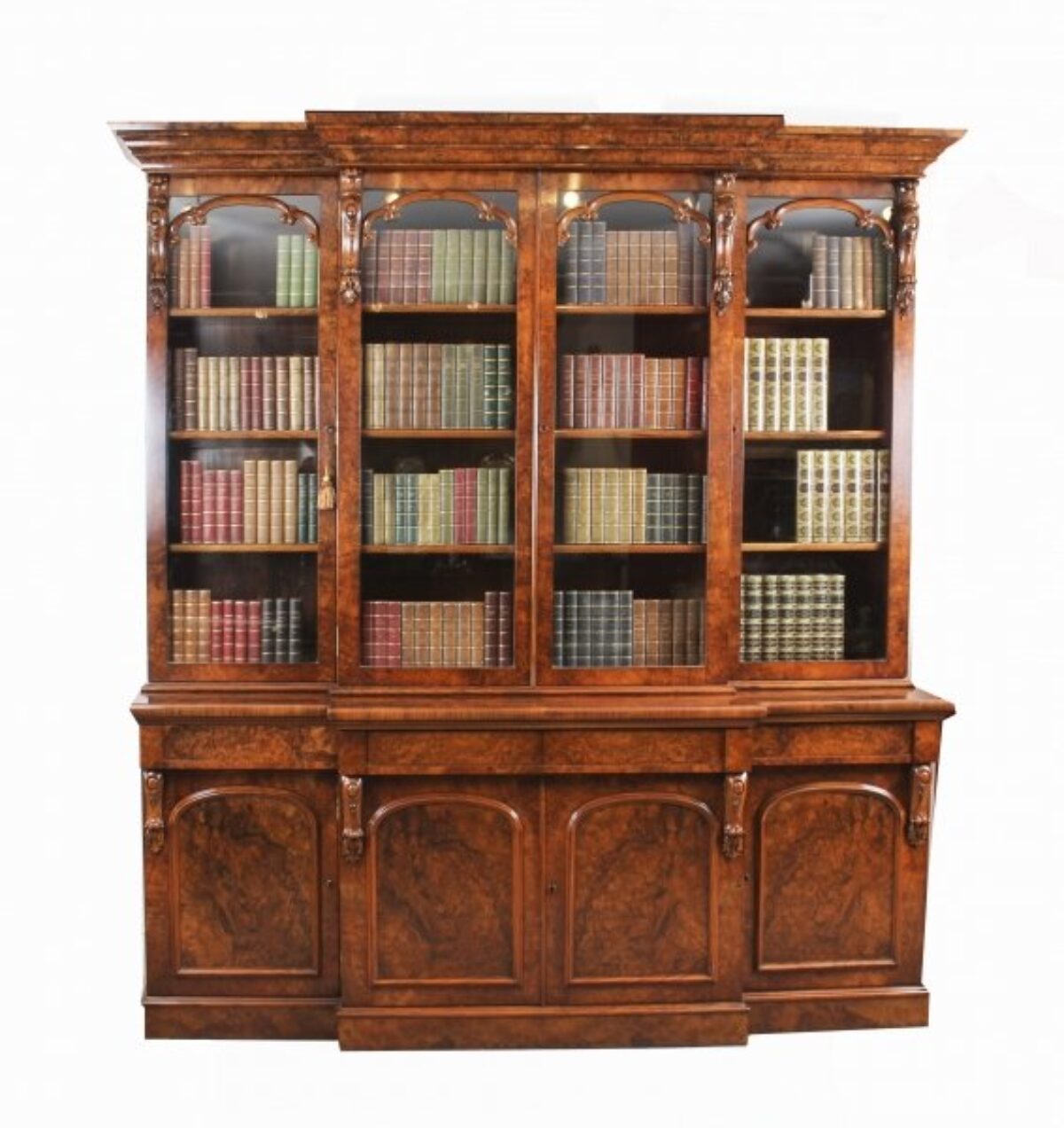 antique bookcases with glass doors