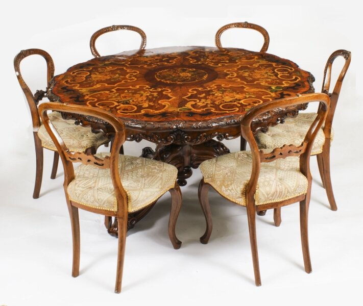 Embrace the Elegance of Antique Dining Table and Chair Sets