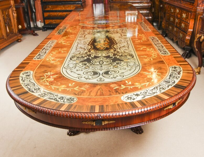 Bespoke Marquetry Dining Tables From Regent Antiques Bespoke Marquetry Dining Tables From Regent Antiques