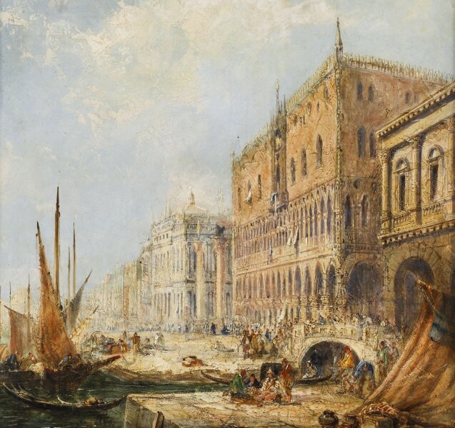 Stunning Antique Oil Paintings of Venice from Regent Antiques