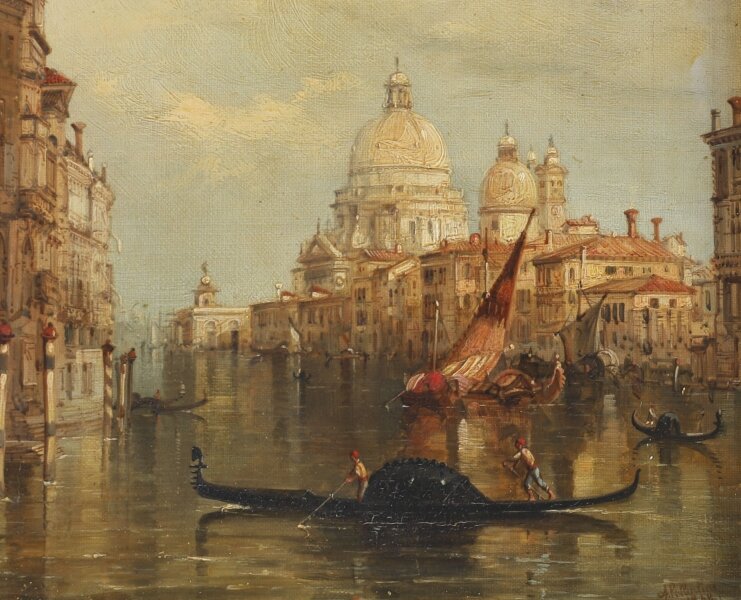 Stunning Antique Oil Paintings of Venice from Regent Antiques