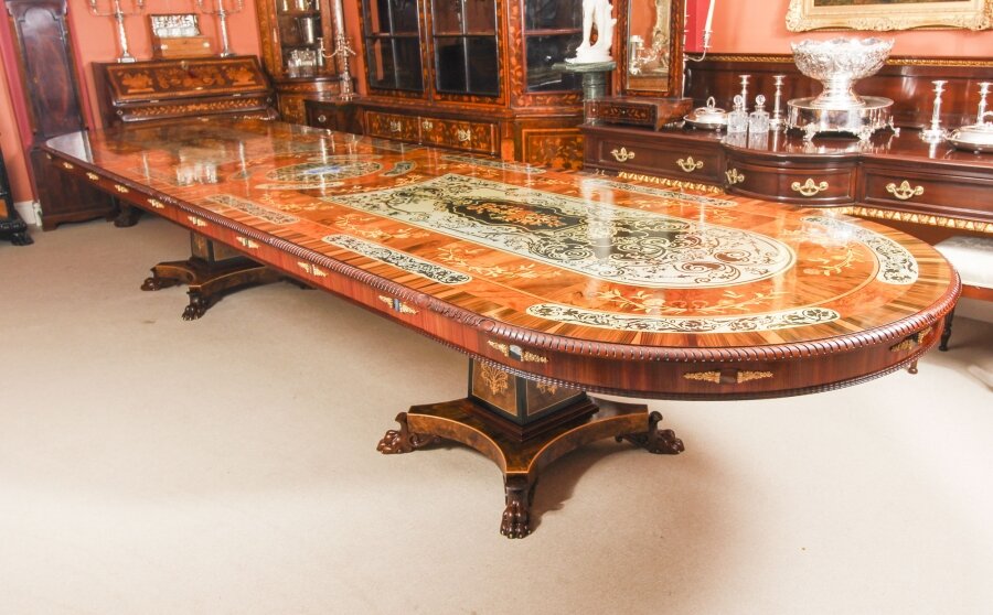 Stunning Bespoke Marquetry Dining Tables From Regent Antiques Stunning Bespoke Marquetry Dining Tables From Regent Antiques