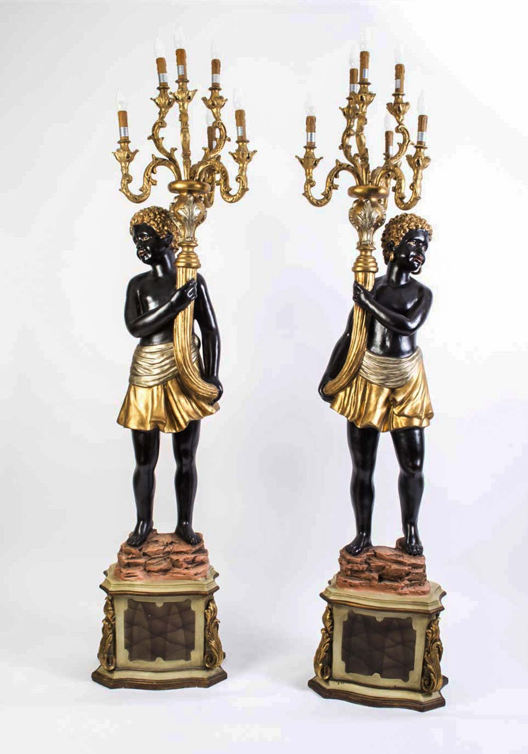 Antique Dining Chairs >> Pair 6ft 3" Blackamoor | Ref. no. 00875 | Regent Antiques Antique Dining Chairs >> Pair 6ft 3" Blackamoor | Ref. no. 00875 | Regent Antiques
