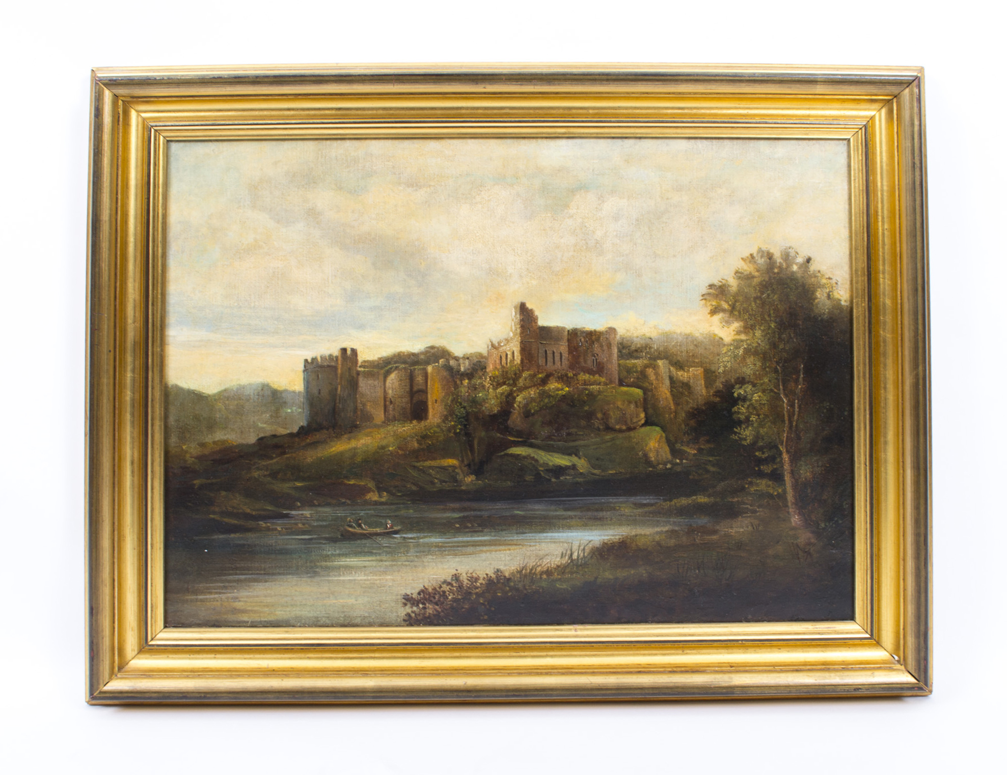 antique painting ruins of