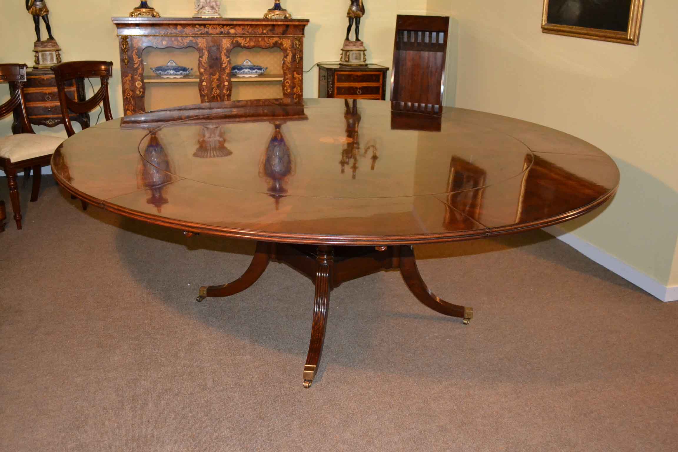 Stunning 7ft Diameter Gany Jupe Dining Table Ref No 03621