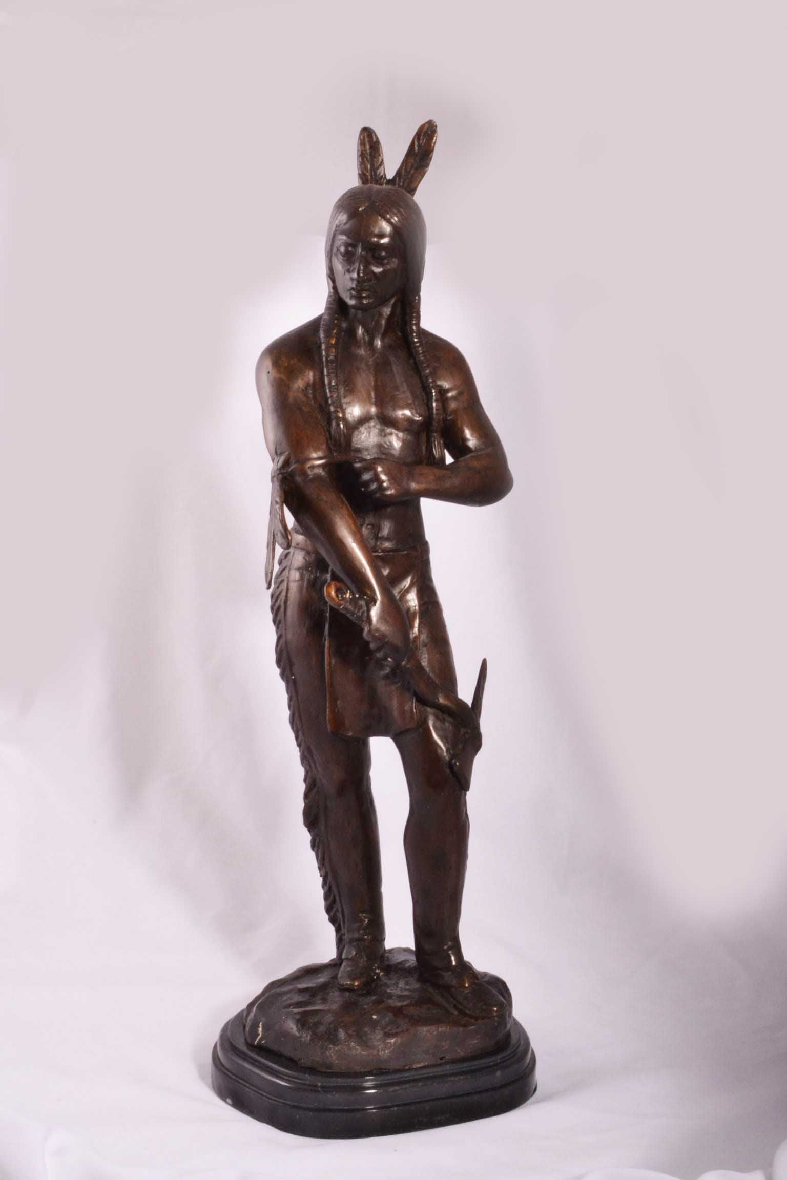 bronze statue of an aristocratic boy bronze statue of an aristocratic boy