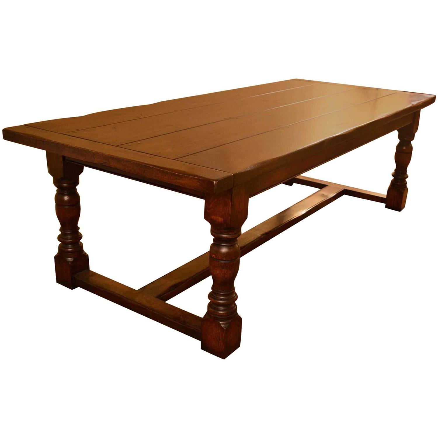 8 foot solid shop wood dining table