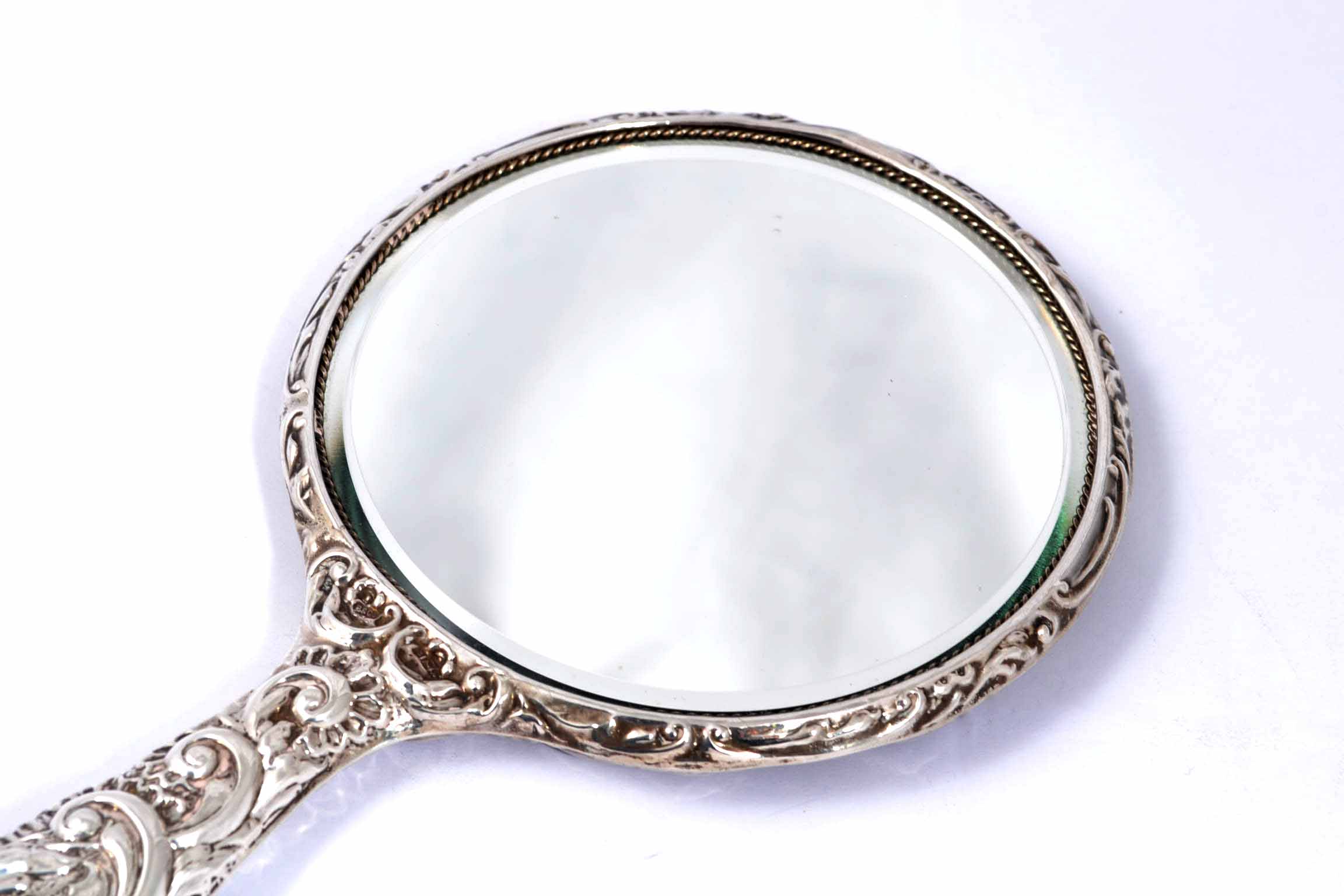 old hand mirror
