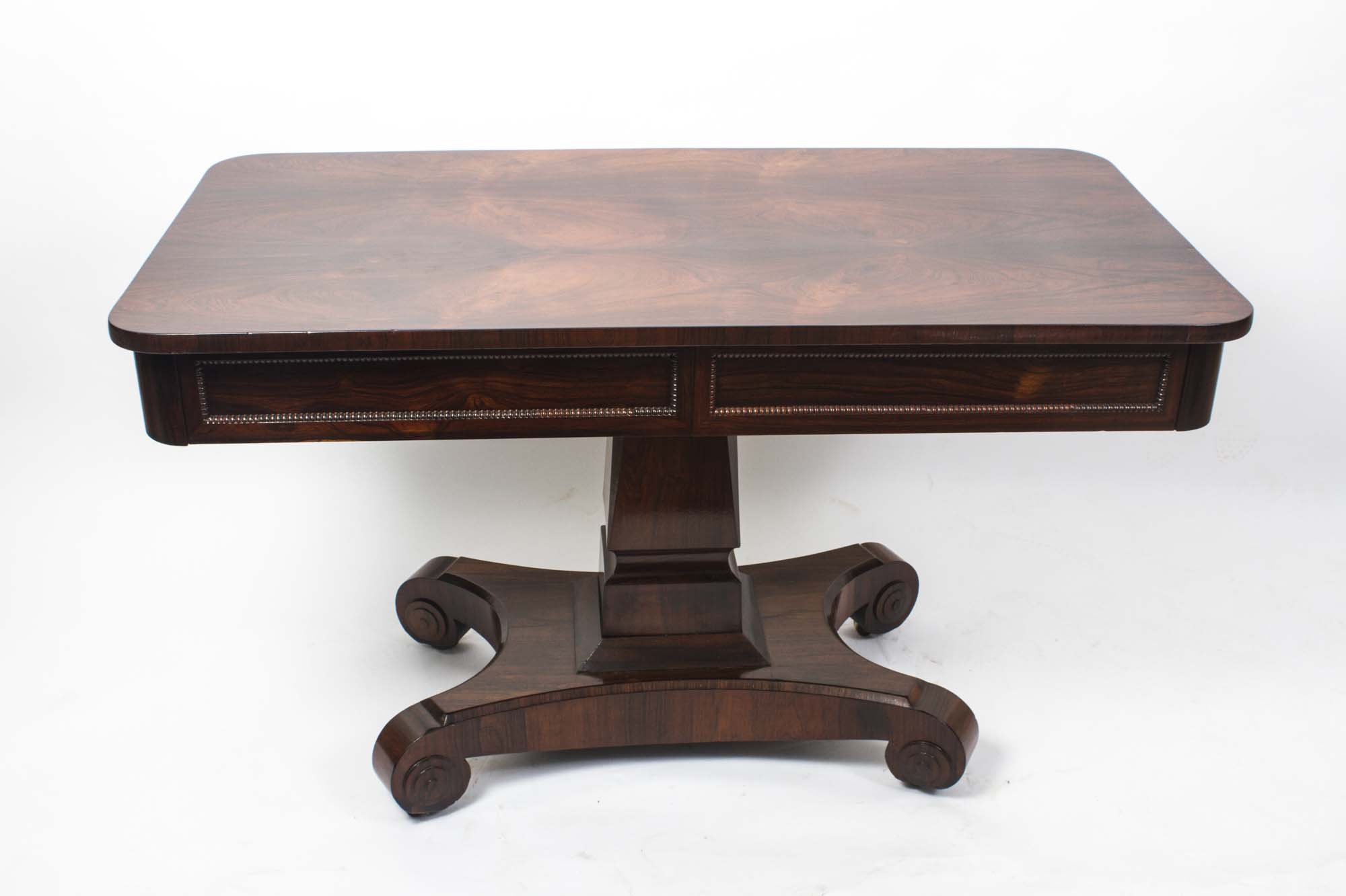Antique Wiliam IV Rosewood Writing / Sofa Table C.1830 Antique Wiliam IV Rosewood Writing / Sofa Table C.1830