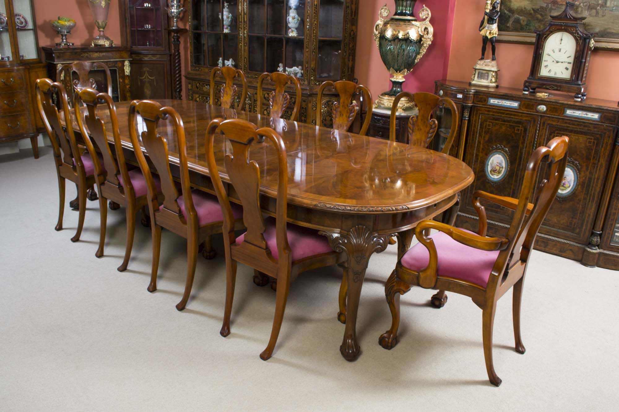 queen anne dining room sets