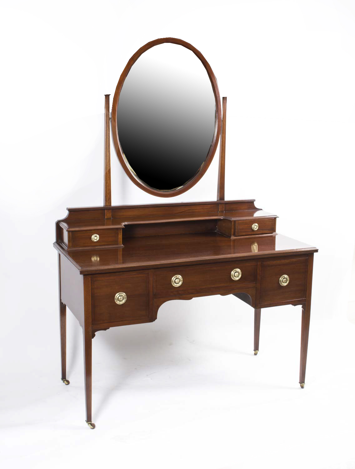 Antique Edwardian Mahogany Dressing Table C 1900 Ref No 06701